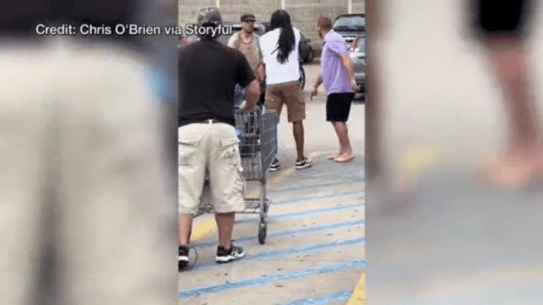 Video: Group appears to confront, stop suspect in Michigan Walmart stabbing