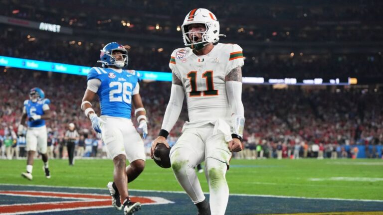 Miami outlasts Ole Miss in CFP semi, will play for title at home