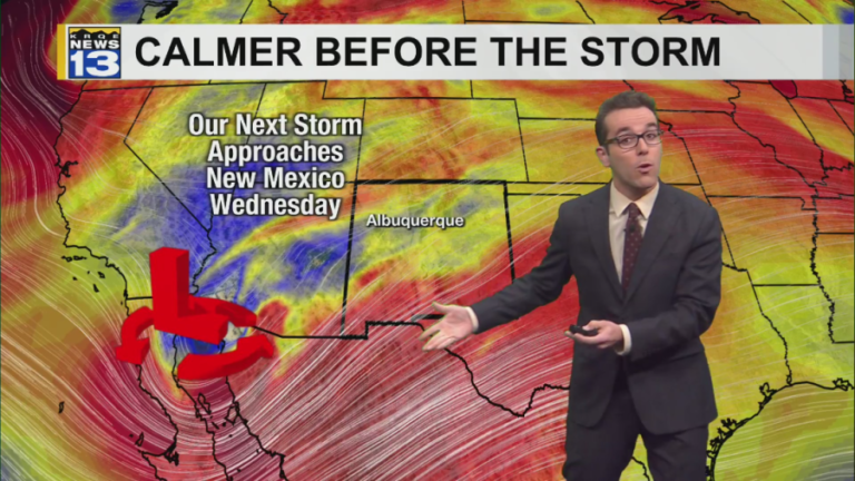 Cooling down ahead with a storm set to hit