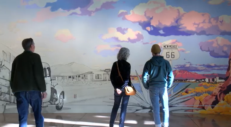 New Mexico History Museum unveils Route 66 centennial anniversary mural