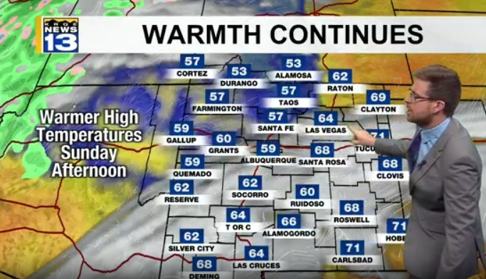 Warmer weather continues across New Mexico