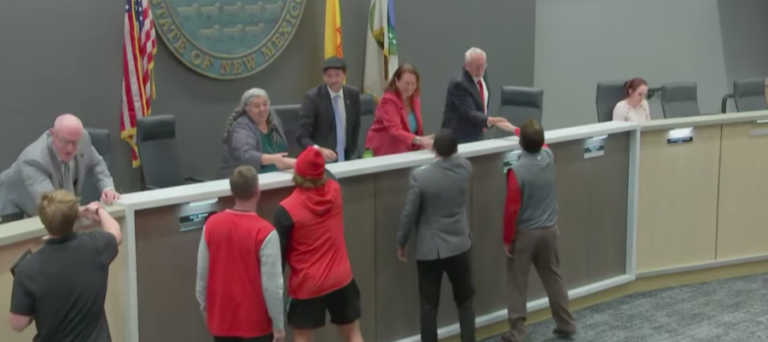 Bernalillo County Commission recognizes UNM football and economic impact of Lobo athletics