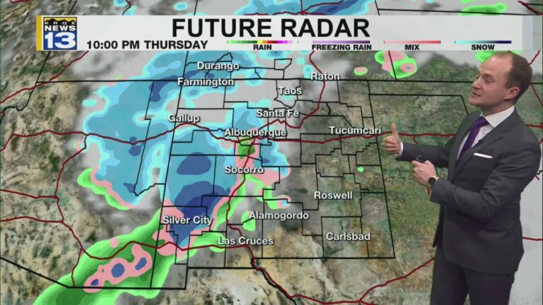 Snow, rain returns to New Mexico later this week