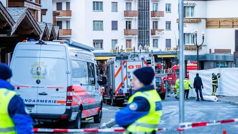 Swiss Alps bar fire: Dozens presumed dead