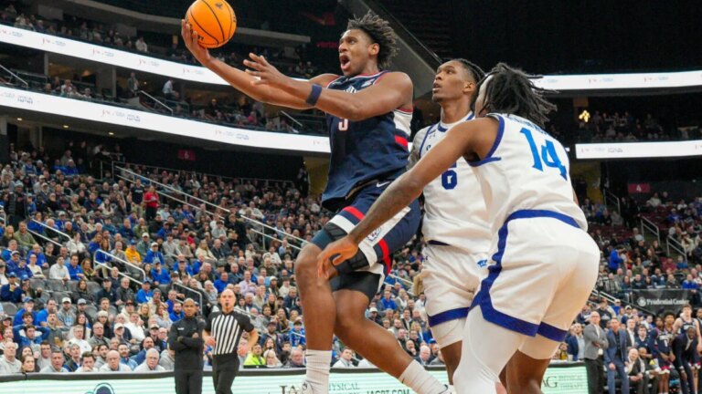 UConn finally wins at Seton Hall, exorcises another demon from last season