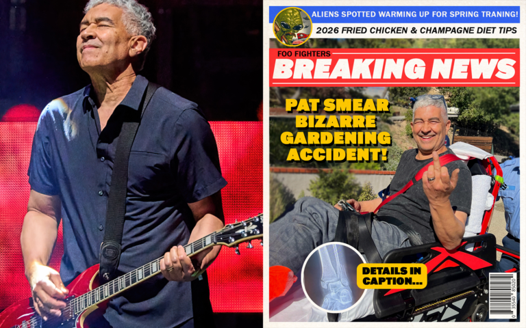 FOO FIGHTERS Guitarist PAT SMEAR Sidelined With Broken Foot, Replacement Named To Fill In Live