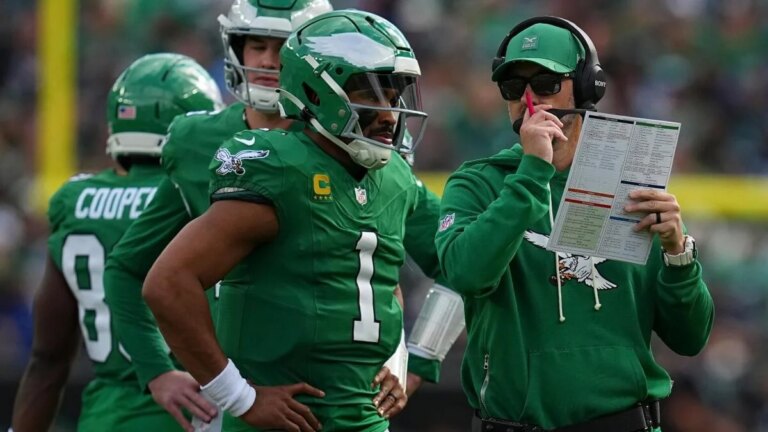 Eagles remove first-year OC Kevin Patullo after wild card loss to depleted 49ers