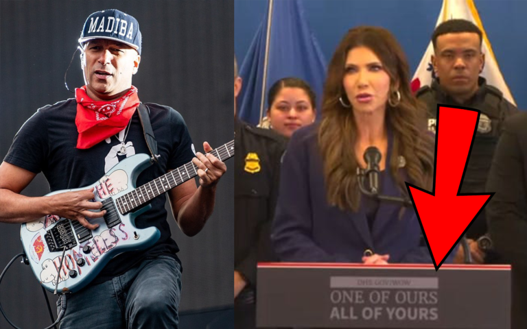 TOM MORELLO Calls Out Department Of Homeland Security & DONALD TRUMP Administration Over Use Of Nazi-Era Slogan