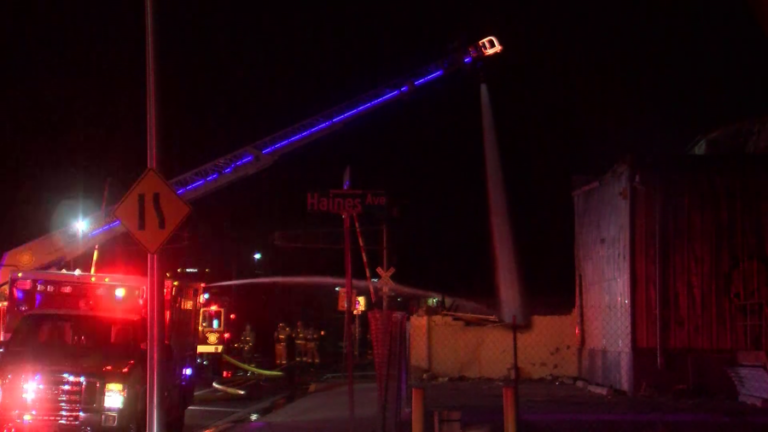 AFR responds to fire at northwest warehouse