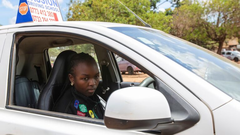 Driving instructors teach students to dodge danger on Zimbabwe roads