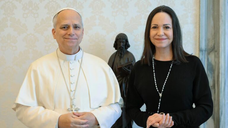 Pope Leo XIV meets with Venezuelan opposition leader María Corina Machado