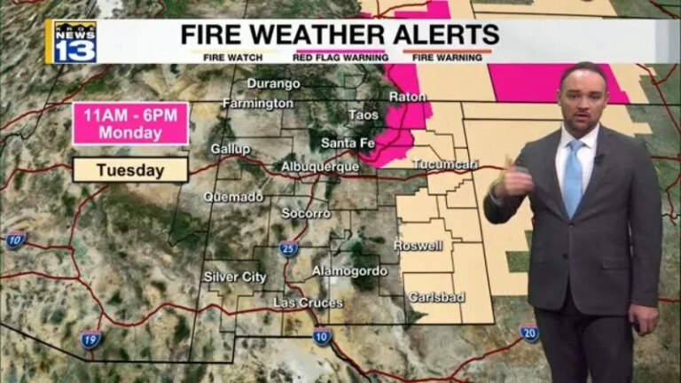 Another storm system brings active weather to New Mexico this week