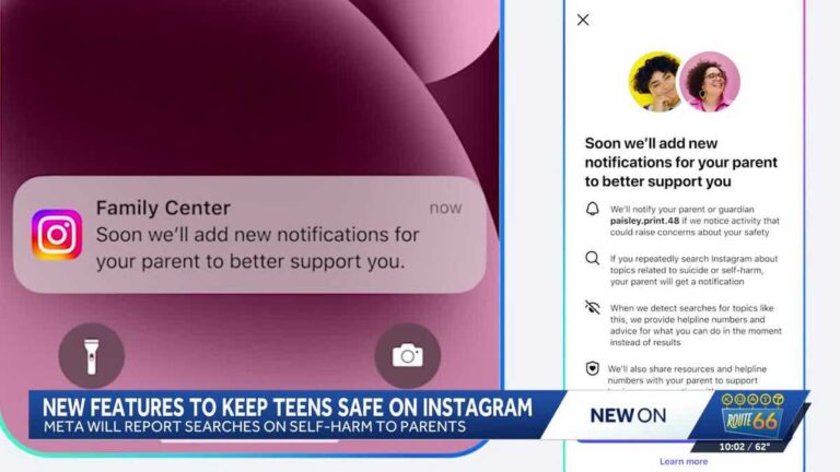 Meta to alert parents of teens’ harmful searches on Instagram