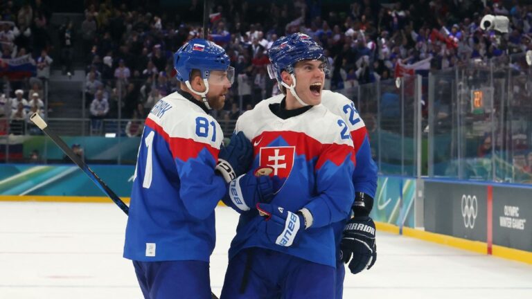 Slovakia upsets Finland 4-1 to open Olympic men’s hockey