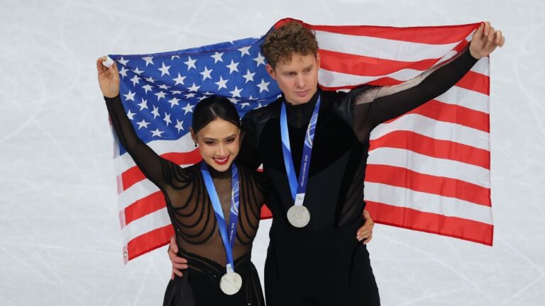 A silver ending to a golden Olympic career for Madison Chock and Evan Bates