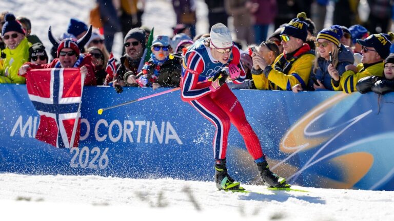 Johannes Hoesflot Klaebo wins 9th Olympic gold medal in cross-country skiing