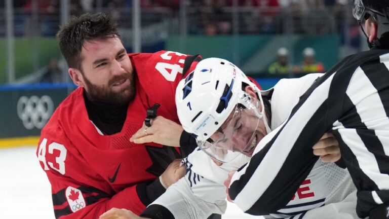 French hockey player who fought Tom Wilson suspended