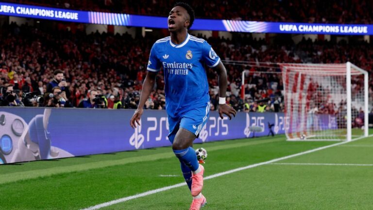 Champions League recap: Vinicius leads Madrid to win vs. Benfica, PSG with comeback