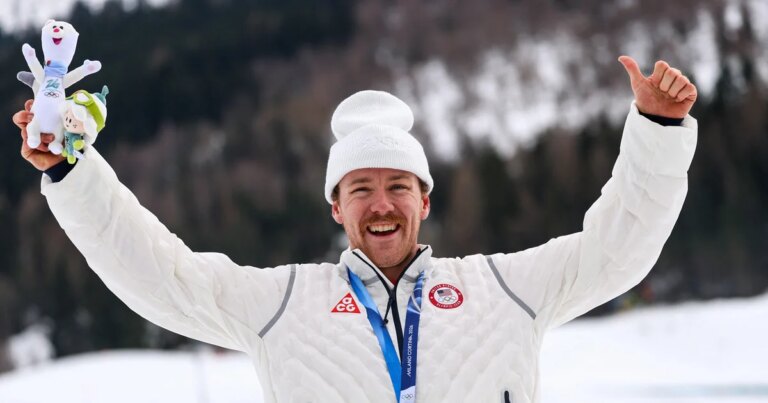 Ben Ogden becomes first American man in 50 years to win medal in cross-country skiing