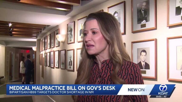 New Mexico medical malpractice bill awaits governor’s signature