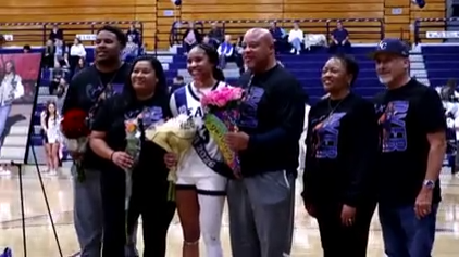 La Cueva senior reaches 2,000 career points in girls' basketball