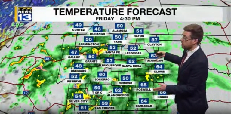 Wet weather returns Friday to New Mexico