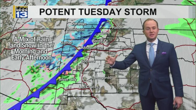 High winds move into New Mexico Tuesday starting an active week of weather