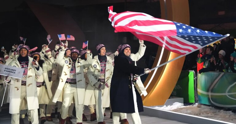 As Winter Olympics begin in Italy, some Team USA athletes speak out about politics at home