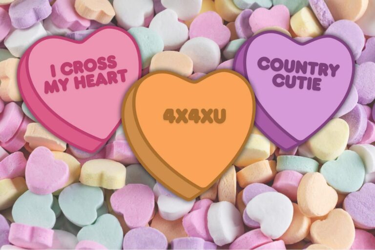 23 Country Conversation Hearts Perfect for Valentine’s Day