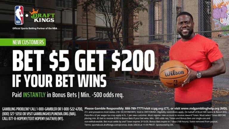 Use DraftKings promo code to get $200 bonus bets by targeting Cavaliers-Knicks, Duke-Notre Dame on Tuesday