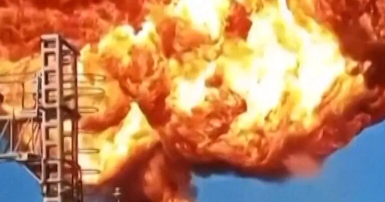 Fireball erupts near railway station in Russia