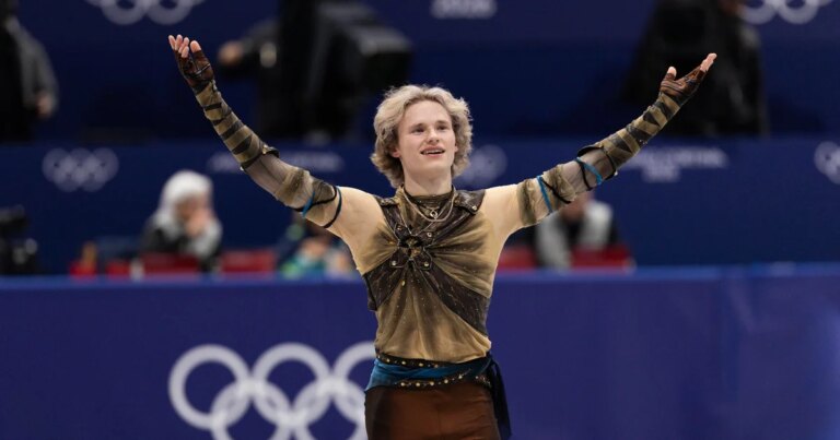 Ilia “Quad God” Malinin stunned by Yuma Kagiyama, but U.S. holds lead over Japan in Olympic team figure skating