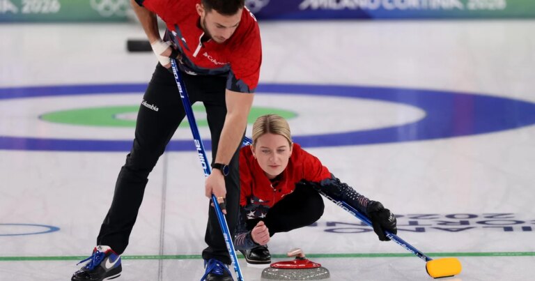 U.S. reaches finals in Olympic curling mixed doubles, will face Swedish siblings for gold