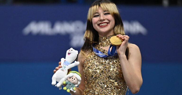 Alysa Liu wins gold for U.S. in women’s figure skating at 2026 Winter Olympics