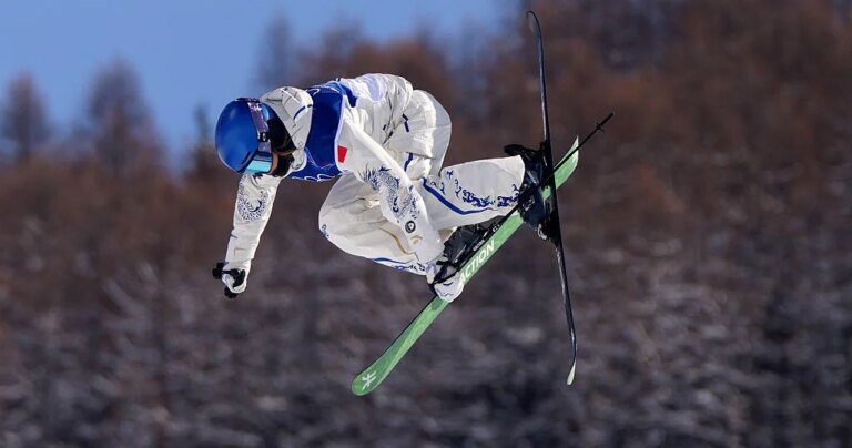 U.S.-born skier Eileen Gu defends Olympic ski halfpipe gold at Milano Cortina Games