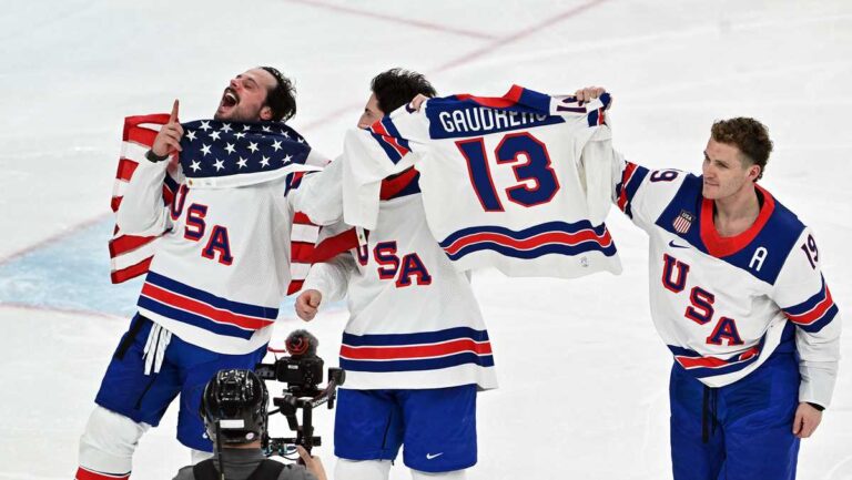 Johnny Gaudreau honored after Team USA men’s hockey wins gold