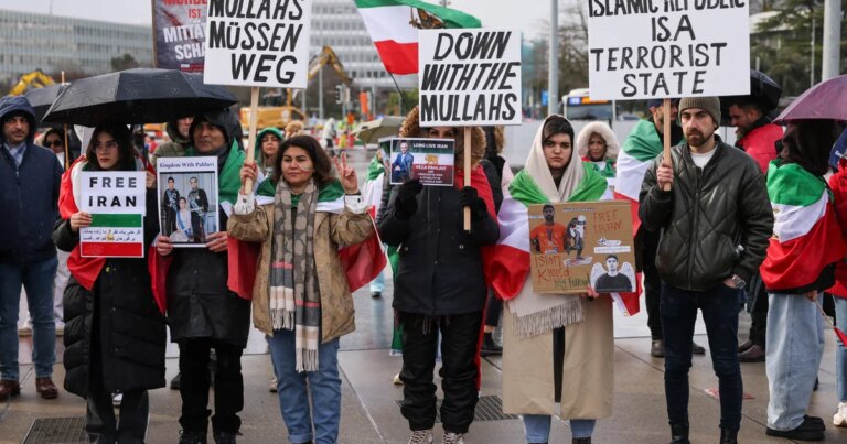 U.S. and Iran sit down for talks under growing shadow of Trump’s military threat