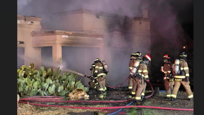 One dead as Dona Ana firefighters battle large house fire