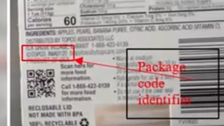 ‘Tippie Toes’ apple pear banana baby food recalled