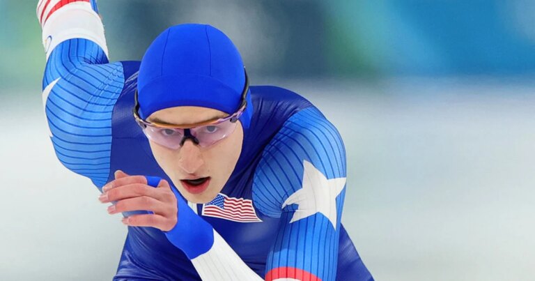 Stolz breaks Olympic record and wins second gold medal
