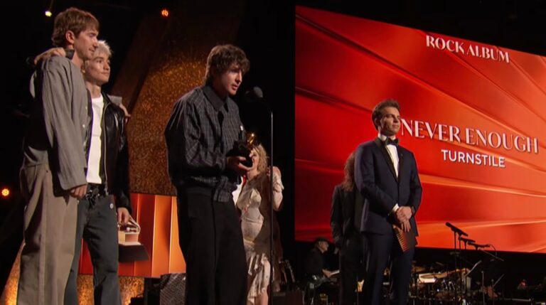 TURNSTILE Issues Statement On Their Two Surprising GRAMMY Wins