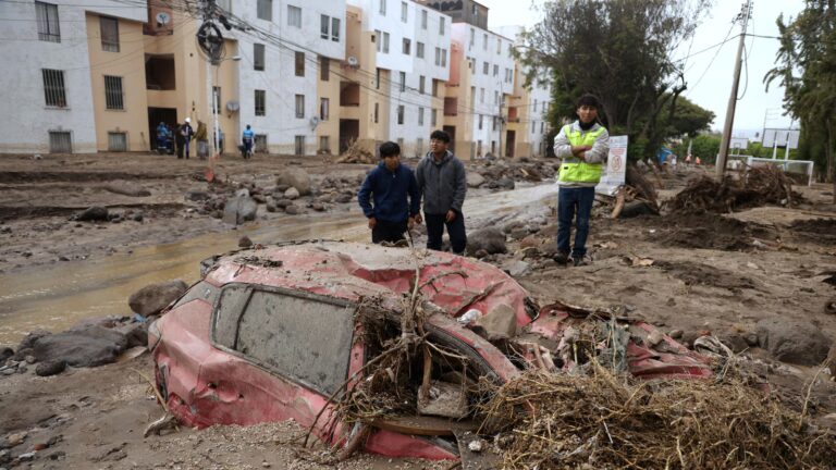 Father, son killed by mudslide in Peru as floods affect thousands of homes