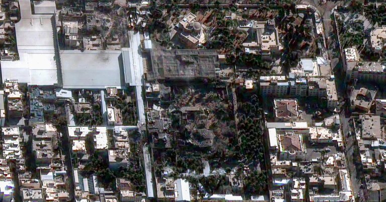 Satellite images show Iranian sites before and after airstrikes