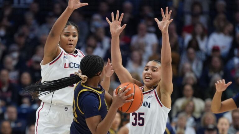 UConn’s Strong, Fudd headline women’s Wooden Award top 15