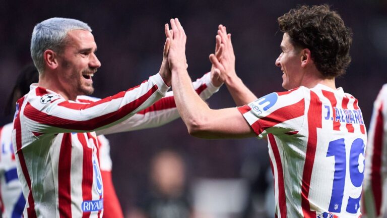 Atlético put one foot in UCL quarters as Spurs implode