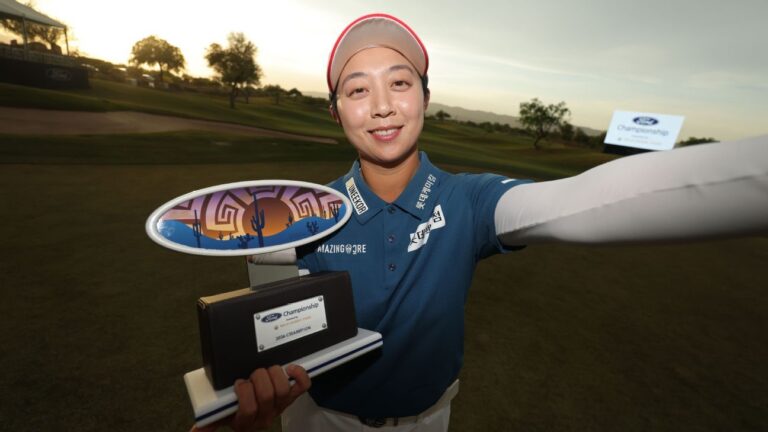 Hyo Joo Kim tops Nelly Korda again, wins LPGA’s Ford Champ.