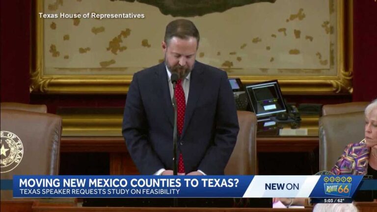 Texas House to study feasibility of taking New Mexico counties