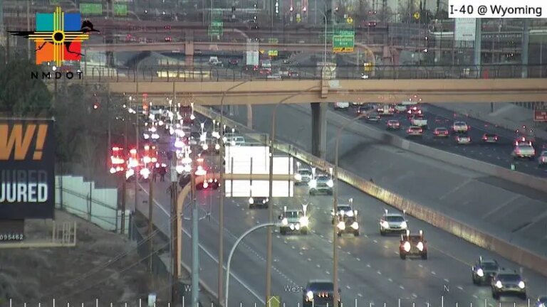 Traffic delays reported at I-40 east between Louisiana and Wyoming Monday morning