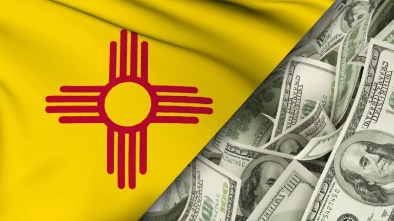 How do property tax auctions work in New Mexico?