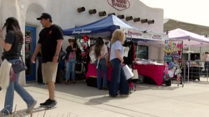 St. Patrick's Day market at El Vado Hotel